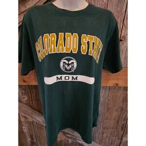 Russell Colorado state mom size medium school pride t shirt womens *FLAW*
